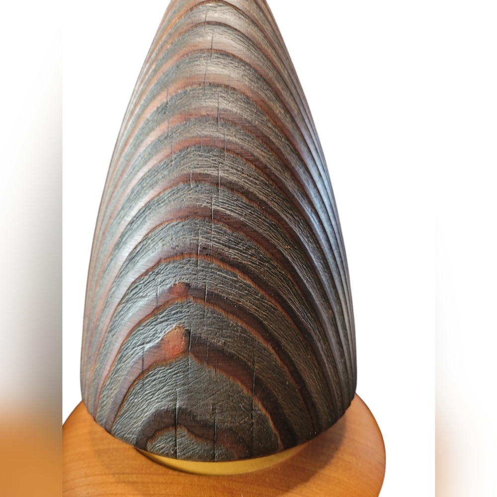 Tim Green Tree Sculpture with Ribbed Texture - Picture 7 of 16